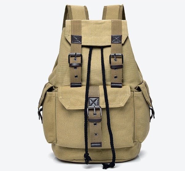 Influx street canvas backpack unisex backpack retro leisure travel bag large capacity bag | Orazek UK Ltd