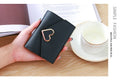 Ins new simple thin Korean buckle Mini change purse student lady purse female short card bag | Orazek UK Ltd