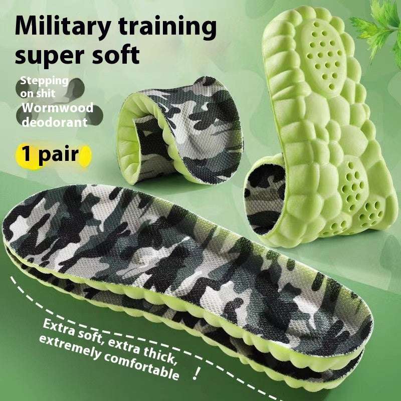 Insole Sports Shock Absorption Arch Support High Elastic Running Military Training | Orazek UK Ltd