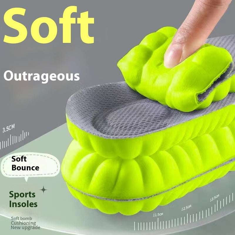 Insole Sports Shock Absorption Arch Support High Elastic Running Military Training | Orazek UK Ltd