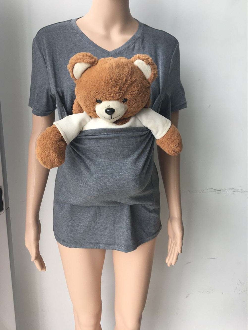 Kangaroo Dad Multifunctional Clothes Round Neck Casual T-Shirt | Orazek UK Ltd
