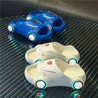 Kids Glowing Slippers Cartoon Car Sandals Children Sandals Anti Slip Boys Girls Luminous Slippers Summer Beach Shoes | Orazek UK Ltd