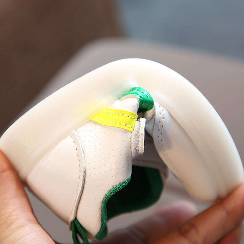 Kimmy White LED Sneakers Shoes | Orazek UK Ltd