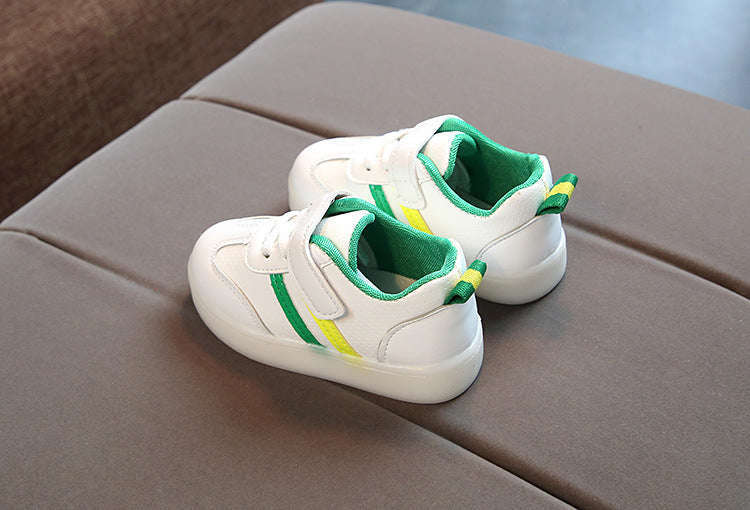 Kimmy White LED Sneakers Shoes Orazek UK Ltd