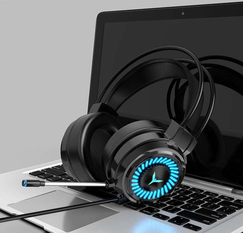 King G60 Gaming Headphones Gaming Wired 7.1 Channel Eating Chicken Desktop Computer Notebook Headset | Orazek UK Ltd