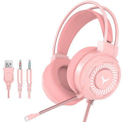 King G60 Gaming Headphones Gaming Wired 7.1 Channel Eating Chicken Desktop Computer Notebook Headset | Orazek UK Ltd