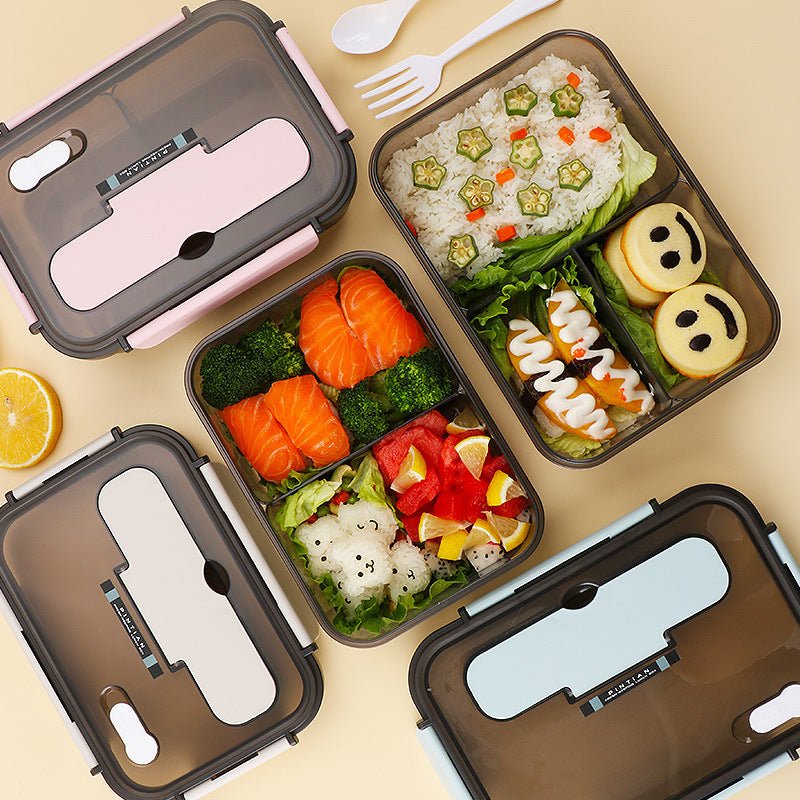 Kitchen Lunch Box Work Student Outdoor Activities Travel Microwave Heating Food Container Plastic Bento Box Storage Snacks Boxes | Orazek UK Ltd