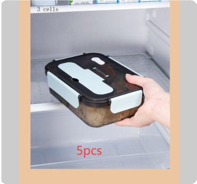 Kitchen Lunch Box Work Student Outdoor Activities Travel Microwave Heating Food Container Plastic Bento Box Storage Snacks Boxes | Orazek UK Ltd