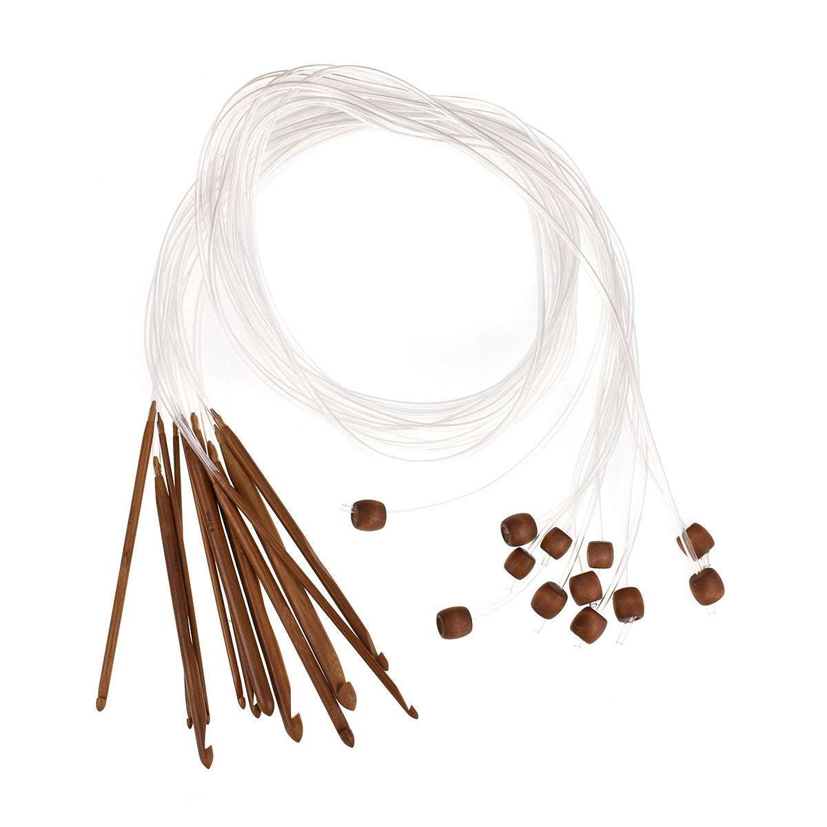 Knitting Tools Sweater Needles Colored Tube Bamboo Loop Needles | Orazek UK Ltd