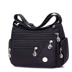 Ladies Multi-layer Square Fashion Women Shoulder Messenger Bag Waterproof Nylon Oxford Crossbody Bag Handbags | Orazek UK Ltd