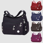 Ladies Multi-layer Square Fashion Women Shoulder Messenger Bag Waterproof Nylon Oxford Crossbody Bag Handbags | Orazek UK Ltd
