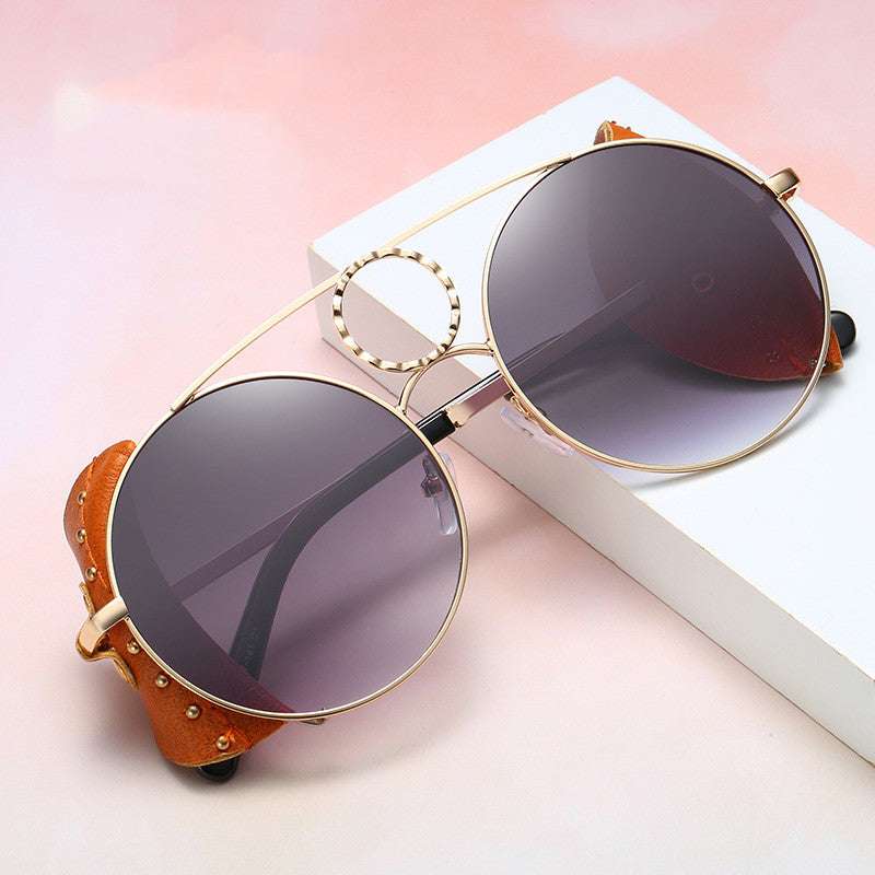 Ladies round frame sunglasses UV400 sunglasses | Orazek UK Ltd