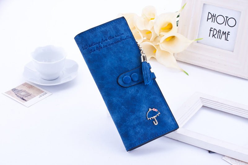 Lady's umbrella purse women long zipper wallets Korean plate handbag Taobao fast selling sanding Wallet | Orazek UK Ltd