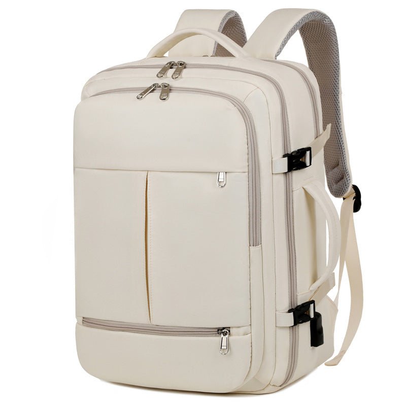 Large Capacity Backpack For Women Men Multiple Pockets And Zippers Versatile Computer Bags Business Travel Backpack | Orazek UK Ltd