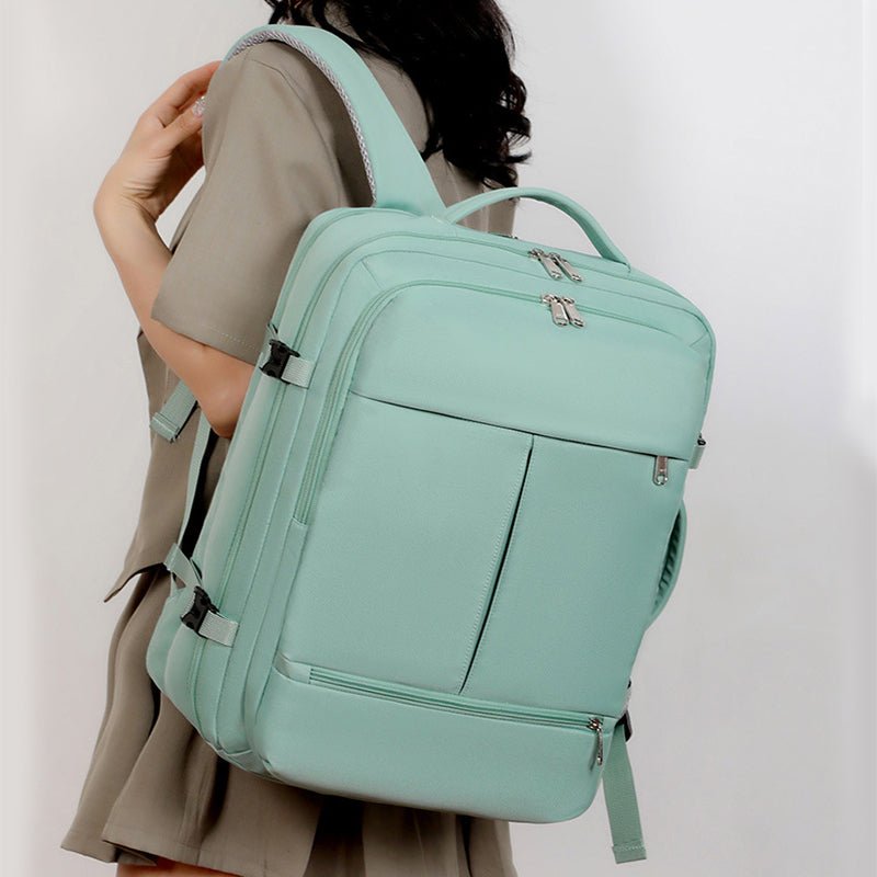Large Capacity Backpack For Women Men Multiple Pockets And Zippers Versatile Computer Bags Business Travel Backpack | Orazek UK Ltd