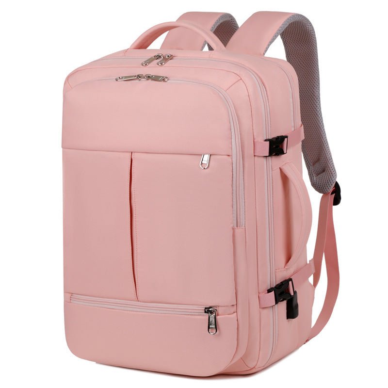 Large Capacity Backpack For Women Men Multiple Pockets And Zippers Versatile Computer Bags Business Travel Backpack | Orazek UK Ltd