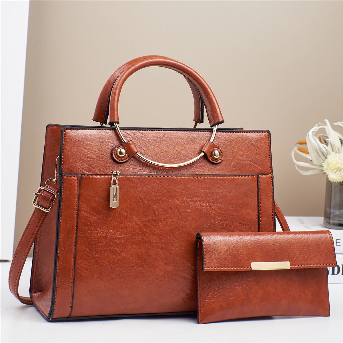 Large Capacity Bag Women's Special-interest Design Handbag Two-piece Set | Orazek UK Ltd