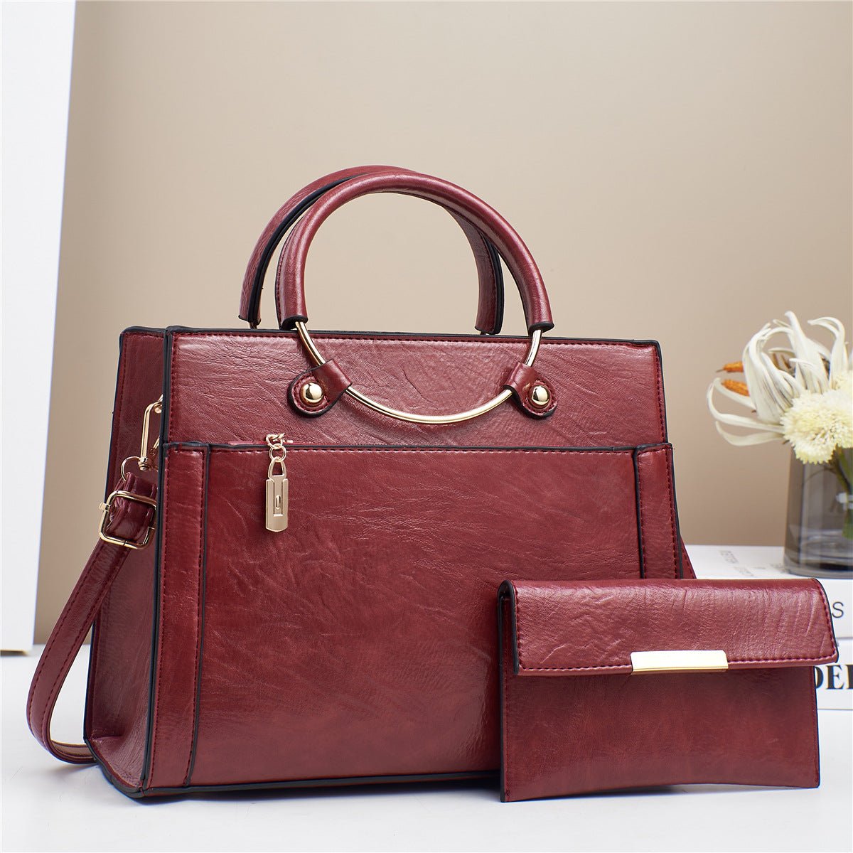 Large Capacity Bag Women's Special-interest Design Handbag Two-piece Set | Orazek UK Ltd