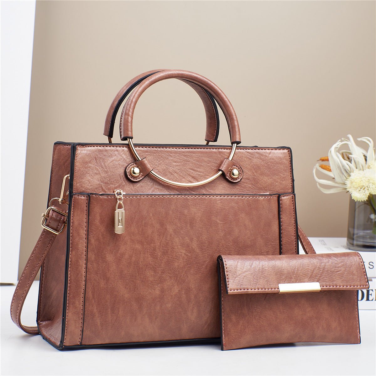 Large Capacity Bag Women's Special-interest Design Handbag Two-piece Set | Orazek UK Ltd