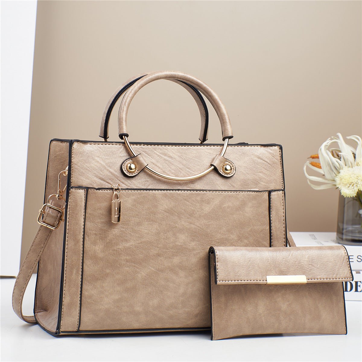Large Capacity Bag Women's Special-interest Design Handbag Two-piece Set | Orazek UK Ltd