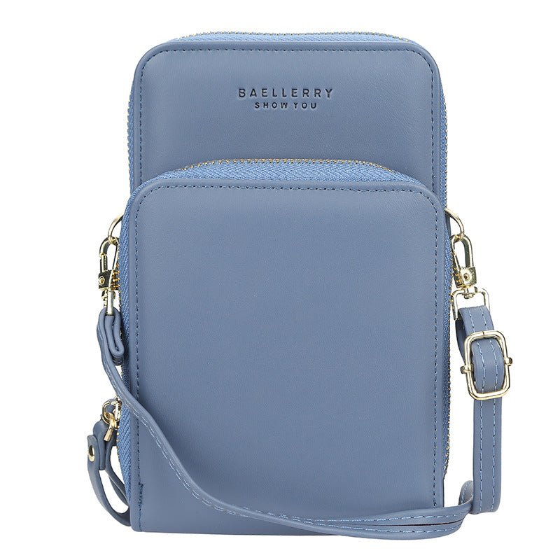 Large Capacity Crossbody Shoulder Bags For Women Fashion Zipper Mobile Phone Bag | Orazek UK Ltd