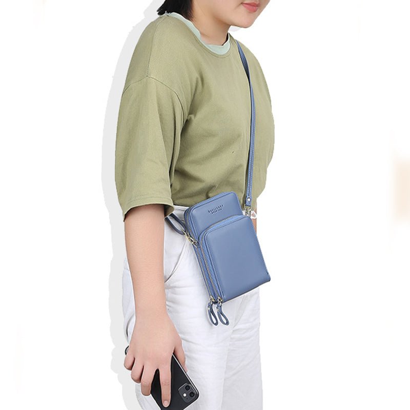 Large Capacity Crossbody Shoulder Bags For Women Fashion Zipper Mobile Phone Bag | Orazek UK Ltd