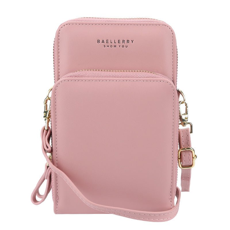 Large Capacity Crossbody Shoulder Bags For Women Fashion Zipper Mobile Phone Bag | Orazek UK Ltd