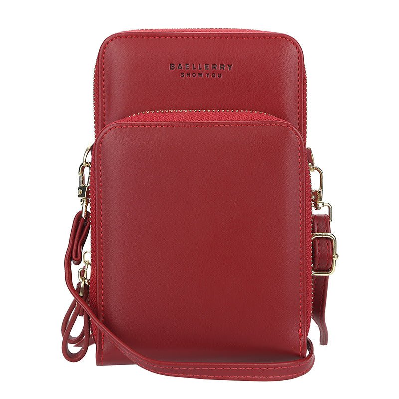 Large Capacity Crossbody Shoulder Bags For Women Fashion Zipper Mobile Phone Bag | Orazek UK Ltd