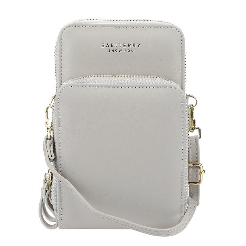 Large Capacity Crossbody Shoulder Bags For Women Fashion Zipper Mobile Phone Bag | Orazek UK Ltd