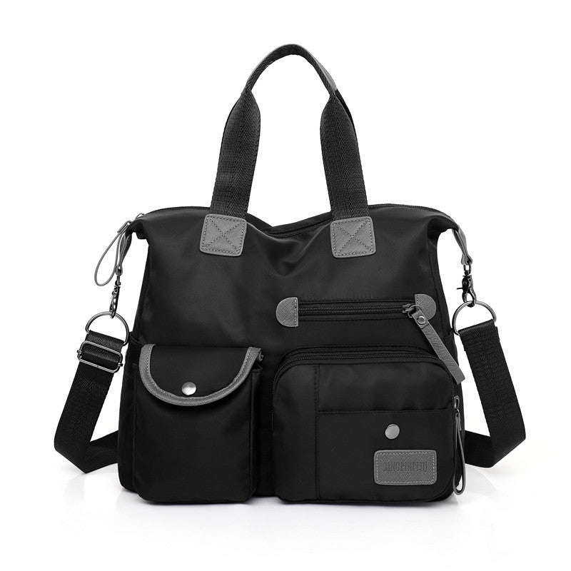 Large Capacity Multi-pocket Shoulder Bag For Women Nylon Waterproof Handbags Female Casual Commuting Messenger Crossbody Bags | Orazek UK Ltd