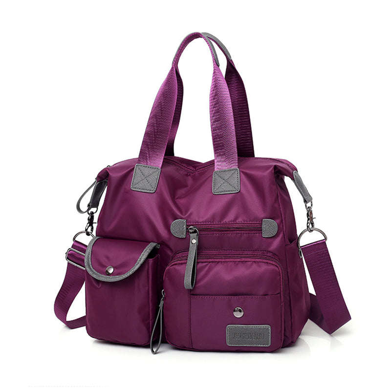 Waterproof Nylon Shoulder Bag Large Capacity Multi-pocket Handbag Women's Crossbody | Orazek UK Ltd