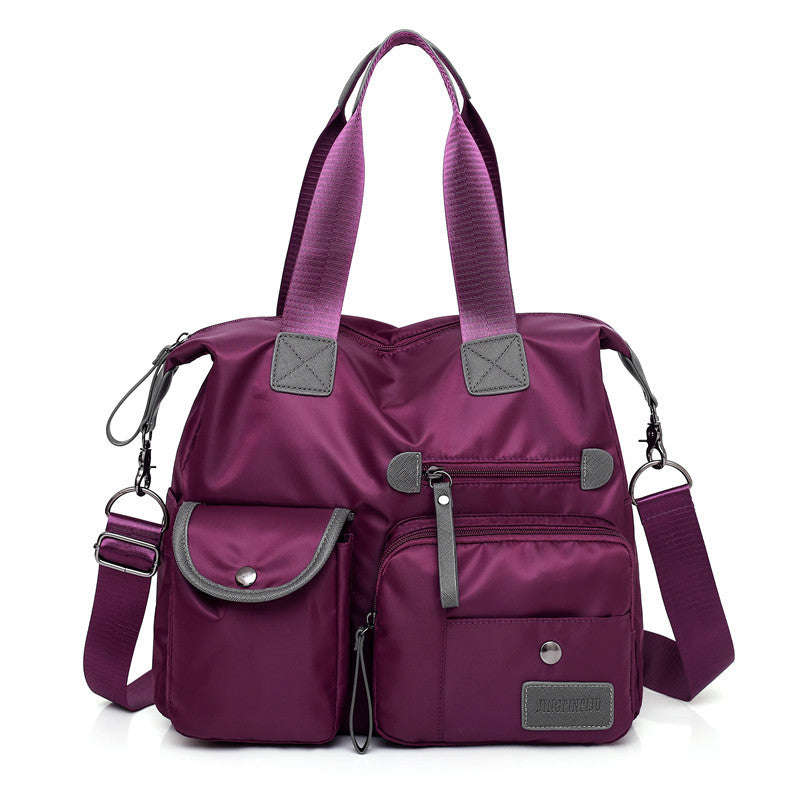 Waterproof Nylon Shoulder Bag Large Capacity Multi-pocket Handbag Women's Crossbody | Orazek UK Ltd