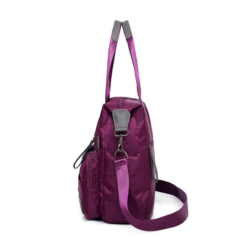 Large Capacity Multi-pocket Shoulder Bag For Women Nylon Waterproof Handbags Female Casual Commuting Messenger Crossbody Bags | Orazek UK Ltd