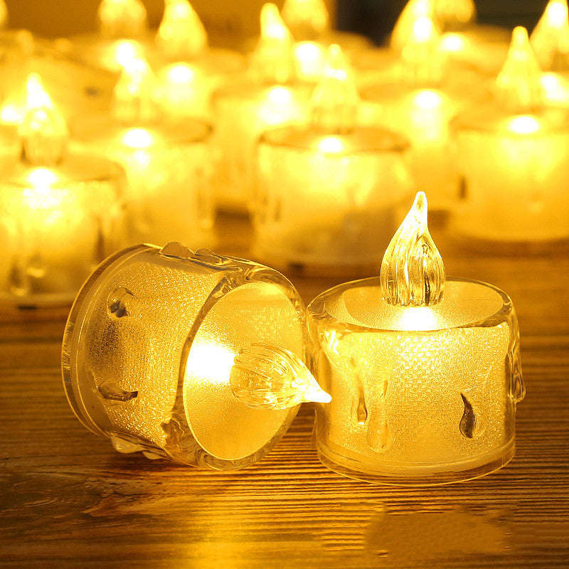 Led Lights Electronic Candle Lighted Tea Wax Home Decor Candles Lamp Orazek UK Ltd