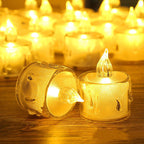 Led Lights Electronic Candle Lighted Tea Wax Home Decor Candles Lamp Orazek UK Ltd