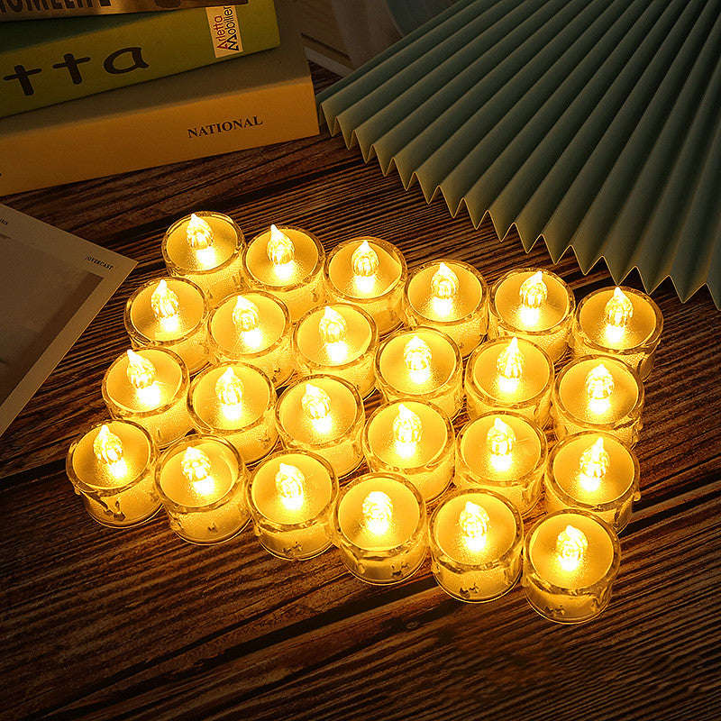 Led Lights Electronic Candle Lighted Tea Wax Home Decor Candles Lamp Orazek UK Ltd
