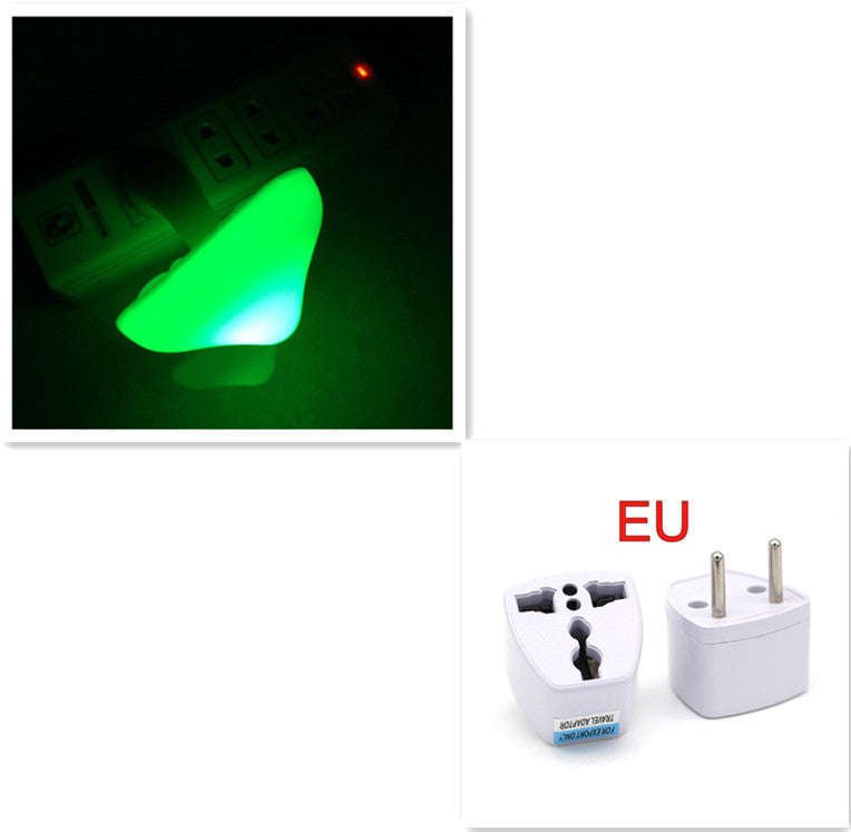 LED Night Light Mushroom Wall Socket Lamp EU US Plug Warm White Light-control Sensor Bedroom Light Home Decoration | Orazek UK Ltd