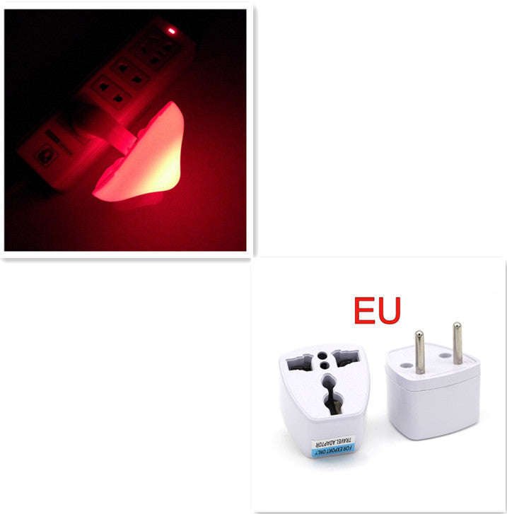 LED Night Light Mushroom Wall Socket Lamp EU US Plug Warm White Light-control Sensor Bedroom Light Home Decoration | Orazek UK Ltd