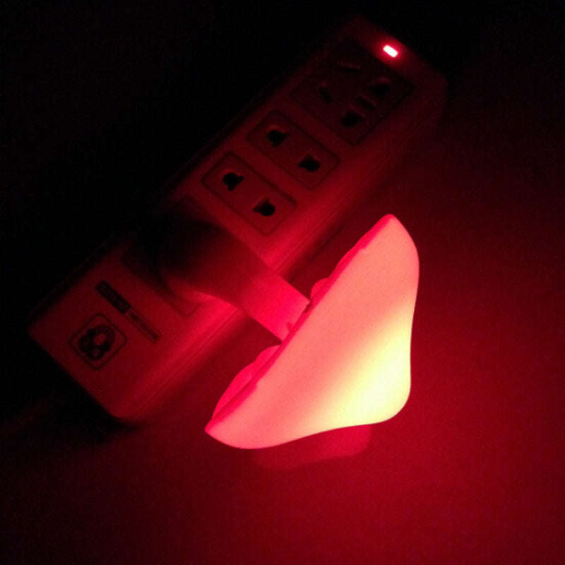 LED Night Light Mushroom Wall Socket Lamp EU US Plug Warm White Light-control Sensor Bedroom Light Home Decoration | Orazek UK Ltd