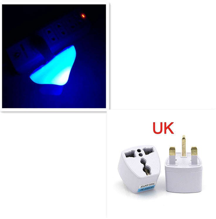 LED Night Light Mushroom Wall Socket Lamp EU US Plug Warm White Light-control Sensor Bedroom Light Home Decoration | Orazek UK Ltd