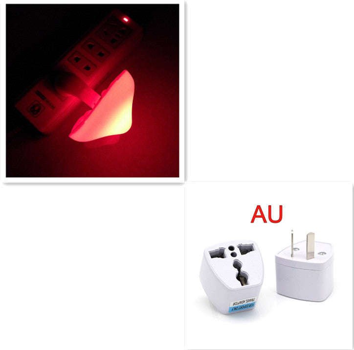 LED Night Light Mushroom Wall Socket Lamp EU US Plug Warm White Light-control Sensor Bedroom Light Home Decoration | Orazek UK Ltd