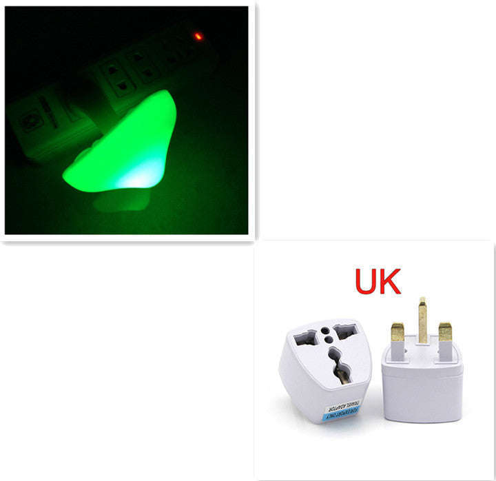 LED Night Light Mushroom Wall Socket Lamp EU US Plug Warm White Light-control Sensor Bedroom Light Home Decoration Orazek UK Ltd