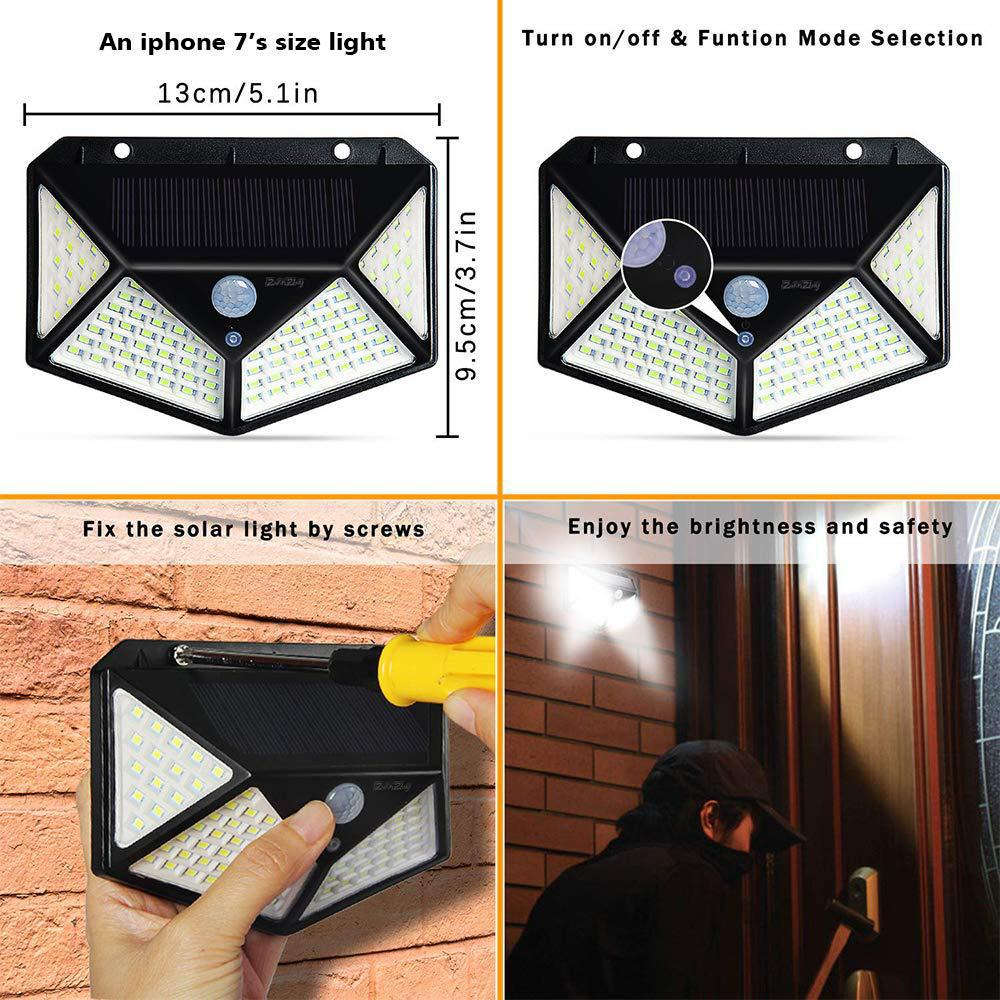LED Solar Wall Light | Orazek UK Ltd
