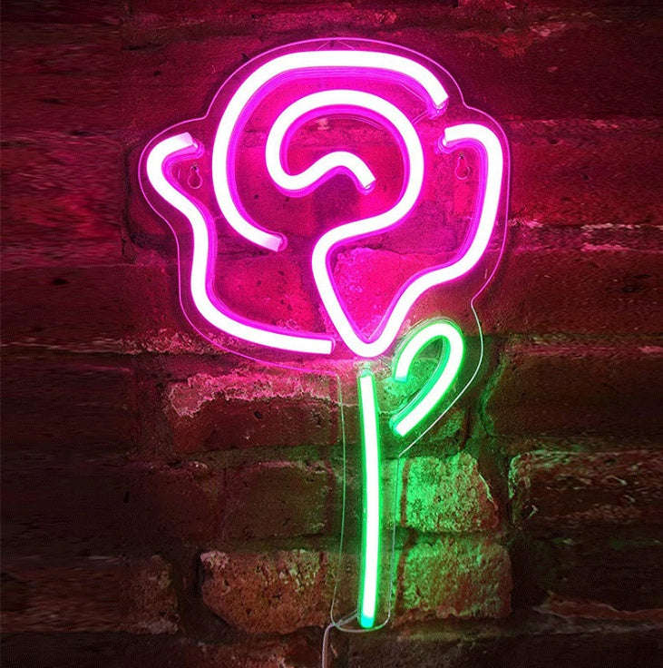 Led Transparent Backboard Neon Light Special-Shaped Wall Hanging Decorative Lights | Orazek UK Ltd