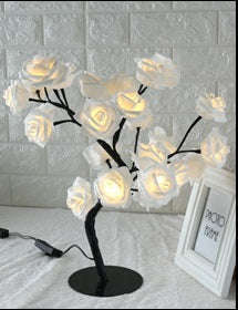 LED Tree Lamp Rose Small Tree Lamp Modeling Lamp Table Lamp | Orazek UK Ltd