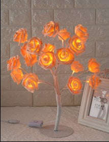 LED Tree Lamp Rose Small Tree Lamp Modeling Lamp Table Lamp | Orazek UK Ltd