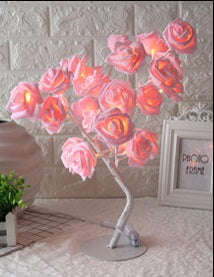 LED Tree Lamp Rose Small Tree Lamp Modeling Lamp Table Lamp | Orazek UK Ltd