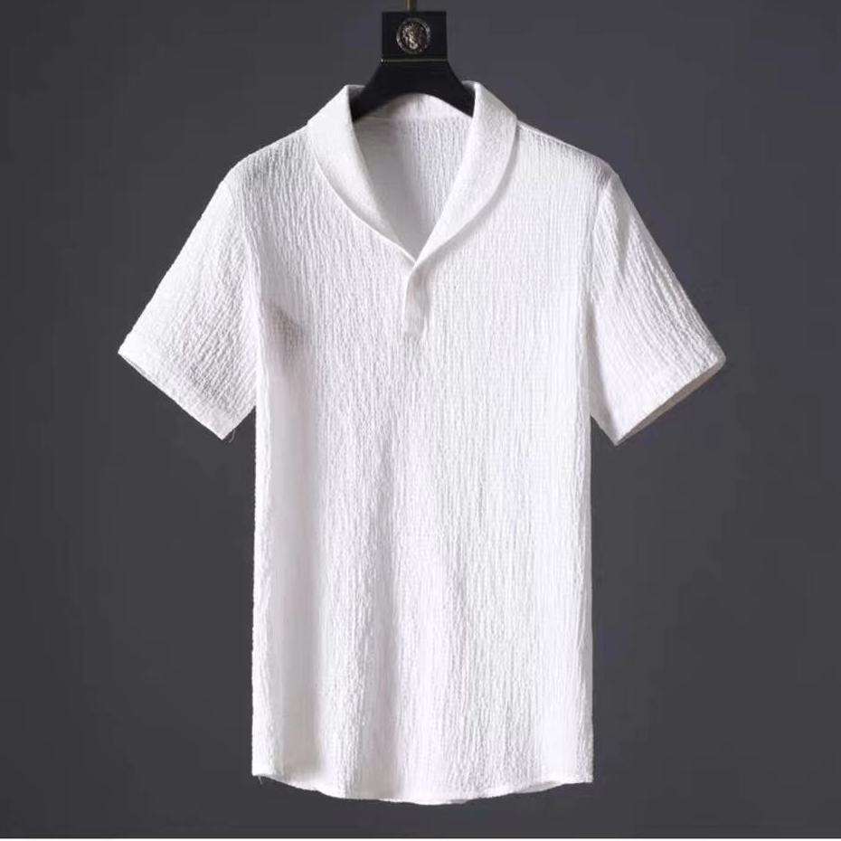 Leisure Suit Summer Loose Short Sleeve Top And Drawstring Trousers Fashion Mens Clothing | Orazek UK Ltd