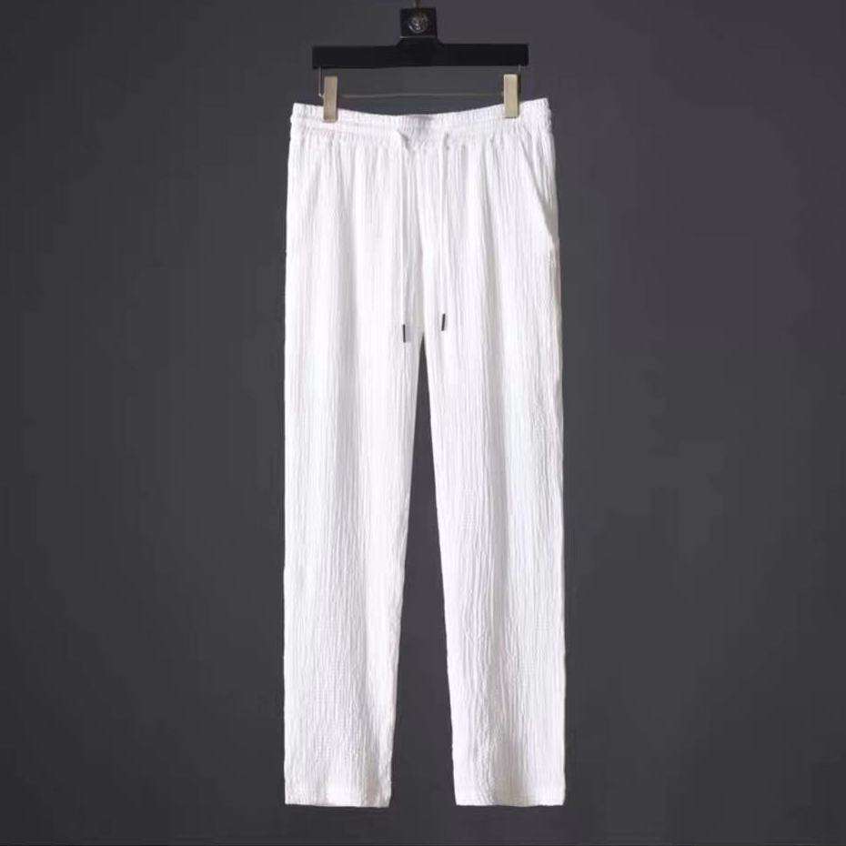 Leisure Suit Summer Loose Short Sleeve Top And Drawstring Trousers Fashion Mens Clothing | Orazek UK Ltd