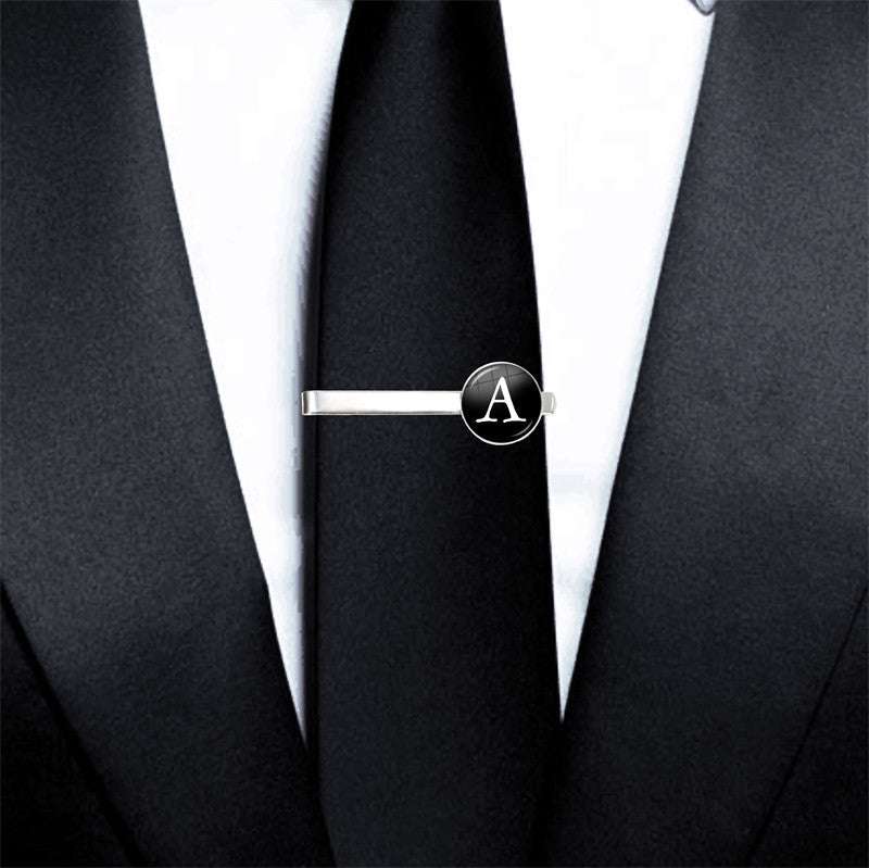 Letter Tie Clip Decoration With French Shirt | Orazek UK Ltd